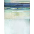 thumbnail image 2 of Evans, Brittany 19x24 Gold Ornate Wood Framed with Double Matting Museum Art Print Titled - Blue Lapis Waterfall II, 2 of 4
