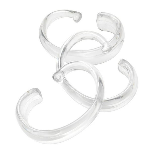 Plastic Shower Curtain Hooks, Shower Curtain Rings With Hooks
