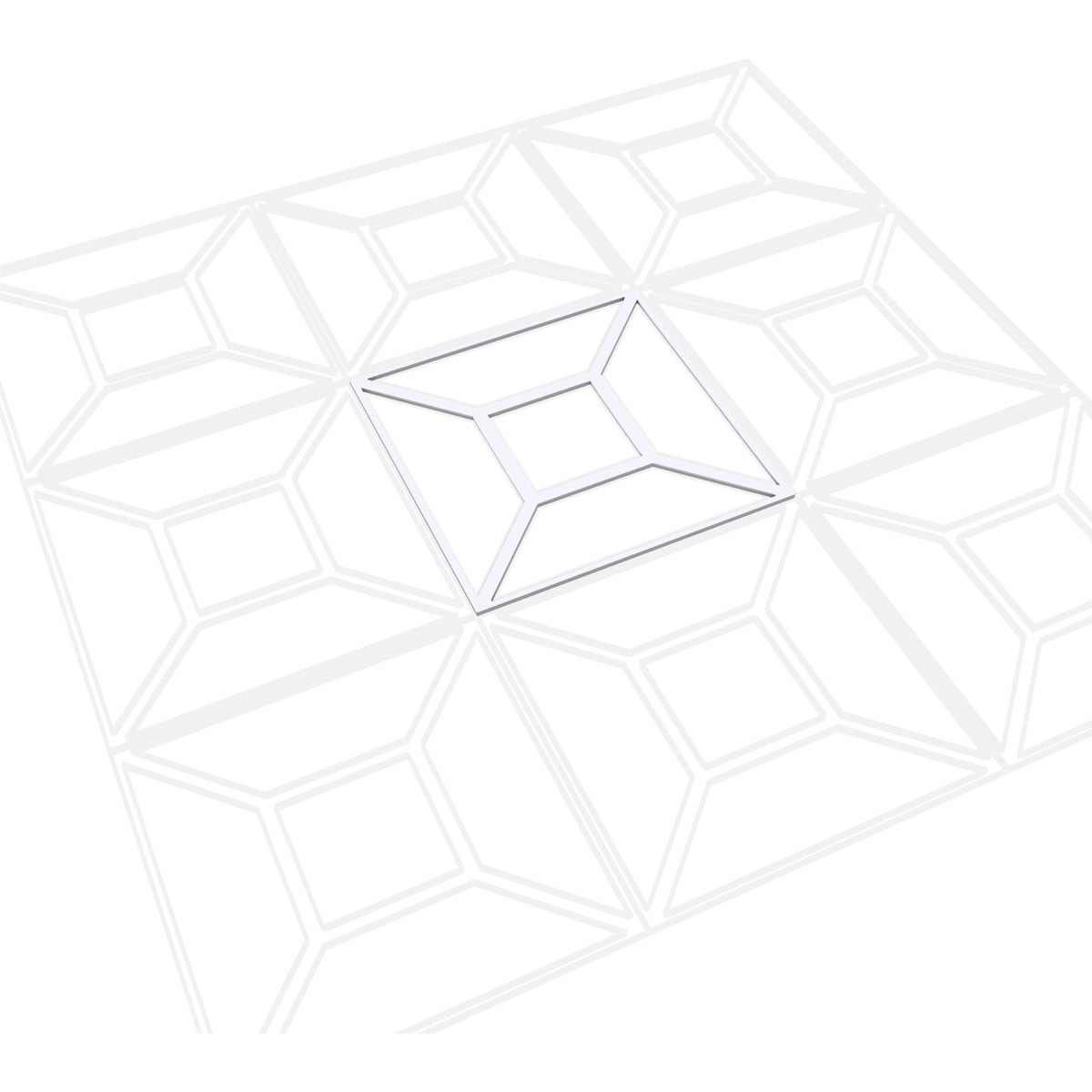 Large Marion Decorative Fretwork Wall Panels in Architectural Grade PVC