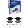 thumbnail image 4 of Detroit Axle - Front Brake Kit for Ford Thunderbird Jaguar S-Type Lincoln LS, Drilled & Slotted Disc Brake Rotors Ceramic Brake Pads Replacement, 4 of 7