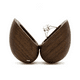 thumbnail image 1 of Caja Corazón Giratoria De Madera Nogal Para Anillos De Boda Belug, Café, 1 of 5