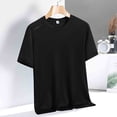 thumbnail image 4 of Mens Short Sleeve Breathable Workout Tee 4 Way Stretch Moisture Wicking Lightweight Stretchy Fitness Training Tops, 4 of 6