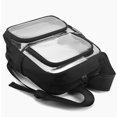 thumbnail image 4 of 16.5in Large Capacity Transparent Backpack for Teens, Schoolbag with Multiple Pockets for Schools, Stadiums, Travel, Everyday Use, 4 of 10