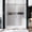brightchrome, variant on UKS04-50-55 Inch x 80 Inch Sliding Frameless Shower Door, 3/8" Tempered Glass with Easy-Cleaning Coating, Stainless Steel Rollers & SGCC-Certified Stability