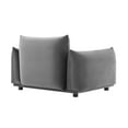 thumbnail image 4 of Modway Copious Performance Velvet Armchair in Gray, 4 of 7