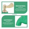 thumbnail image 4 of GOOHOCHY 3Pcs Bath Taps Green Copper Faucet with Temperature Adjustment for Bathroom, 4 of 8