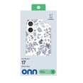 thumbnail image 6 of onn Blue Toile Phone Case for iPhone 17, 6 of 6