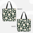 thumbnail image 2 of Easygdp White Daisies and Bee Bolsa Tote para Mujer, Bolso de Hombro para Trabajo, Playa, Viajes, Compras y Supermercado, 2 of 6