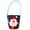 A, variant on Christmas Santa Bucket with Handle for Kids Christmas Party Favor Gift Bag Reusable Felt Tote for Holiday Treats Storage