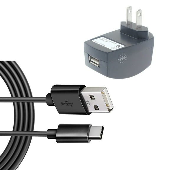 6ft Long USB-C Cable Home Charger for Cricket Debut Smart/S3/S2/Flex - Wall Power Adapter Type-C Wire Charging Cord AC Plug Block