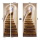 thumbnail image 5 of Adhesivo 3D para puerta de escaleras, para dormitorio, sala de estar, baño, adhesivo de pared, autoadhesivo, impermeable, extraíble, para puerta, papel pintado, decoración del hogar, 30,3 x 78,7 pulgadas ER, 5 of 6