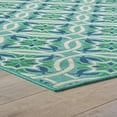 thumbnail image 3 of Noble House Simon Indoor Geometric 8 x 11 Area Rug, Blue, Green, 3 of 3