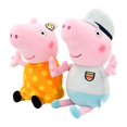 thumbnail image 2 of Peppa Pig-figuras de acción de Peppa Pig para niños, juguetes de peluche de 30CM con diseño de George, Doris, abuelo y abuela, 2 of 5