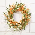 thumbnail image 6 of Spring Wreaths for Front Door, Spring Door Wreath, All Season Artificial Flower Wreath for Fall Decor Farmhouse Weatherproof Porch Window Decoration Wreaths for Indoor Outdoor 1Pcs, 6 of 9