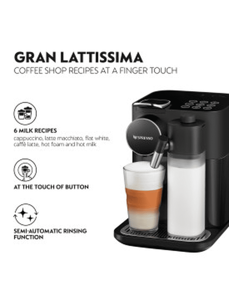 Nespresso Gran Lattissima by De'Longhi, Sophisticated Darks
