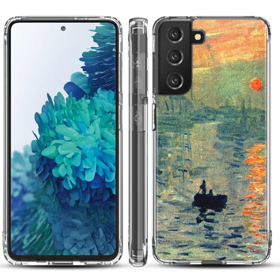 Shockproof Hybrid Bumper Phone Case for Samsung galaxy S21  5G / S21 Plus 5G, by OneToughShield ® - Sunrise Impression