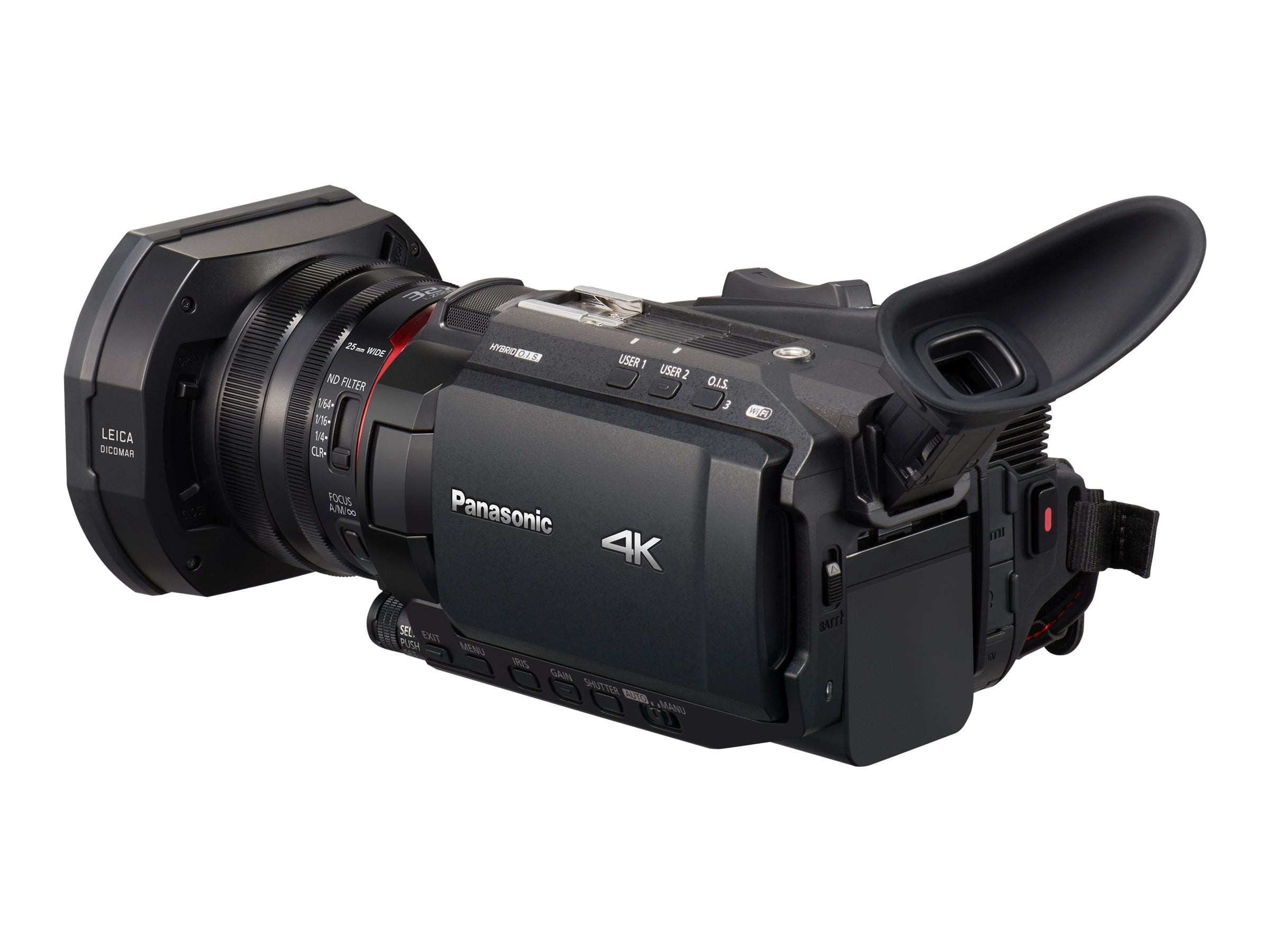 USA Black HC-X1500 WiFi HD Live Streaming Panasonic X1500 4K Professional Camcorder with 24X Optical Zoom