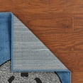 thumbnail image 5 of 4â€™ x 6â€™ Navy Imaginative Racetrack Area Rug, 5 of 7