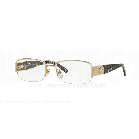 VERSACE Eyeglasses VE1175B 1002 Gold 51MM