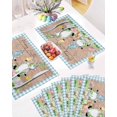 thumbnail image 5 of Easter Placemats Set of 6, Easter Eggs Bunny Gnome Wood Grain Placemat for Dining Table Decorations, Blue Check Plaid Place Mats, Spring Table Mats for Kitchen Dinner Seasonal Holiday Party Decor, 5 of 6