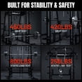 thumbnail image 5 of Mikolo All-In-One Smith Machine Home Gym Package, 2200LBS Power Rack Cage with Bench, 7FT Bar and 230LBS BP, Total Body Strength Training Cage, 5 of 15