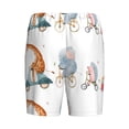 thumbnail image 4 of Picia Animals in Transport Pajama Shorts for Men, Men's Pajama Bottoms, Sleepwear,Short Pajama Pants-Medium, 4 of 9