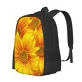 thumbnail image 2 of Vsdgher 3D Sunflowers Print Backpack for Women Men School Bookbag with Laptop Compartment for College Work Travel, Simple Fashion Casual Daypack, Fit 15" Laptop, 2 of 8