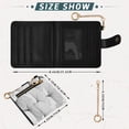thumbnail image 3 of Small Wallet For Women Bifold Leather Pocket Coin Credit Card Holder With RFID Blocking Ginkgo Leaves, 3 of 6