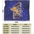 thumbnail image 3 of University at Albany Fleece Blanket, Very Soft Microfiber Flannel Blanket for Couch Warm and Cozy for All Seasons, 3 of 6