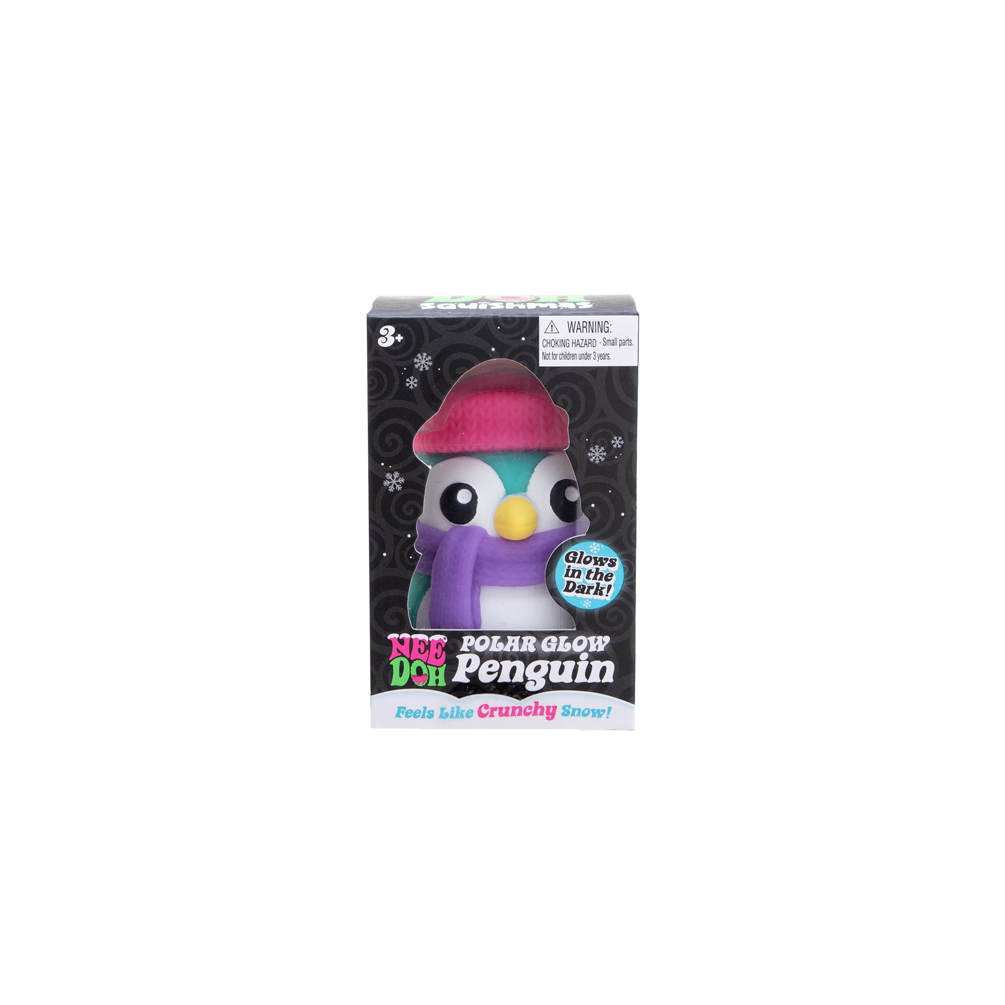 NeeDoh Polar Glow Penguin – Squishy, Novelty & Gag Toys for Children 3+