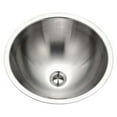 thumbnail image 1 of Houzer CRTO-1620-1 Opus Series Conical Topmount Stainless Steel Lavatory Sink with Overflow, 1 of 4