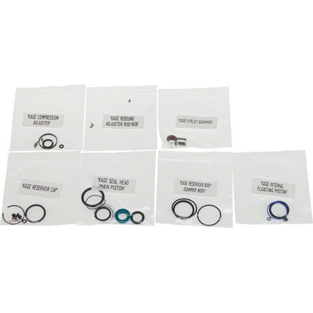8ight Rear Shock - RockShox Rear Shock Service Kit: Kage 13 (Jan 1st 2013+, Green Sealhead Scraper)