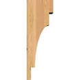 thumbnail image 3 of 5 1/2"W x 8"D x 24"H Mediterranean Smooth Corbel, Western Red Cedar, 3 of 9