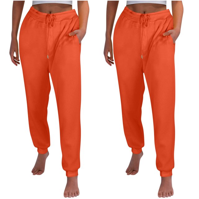 FAIWAD Womens Cinch Bottom Sweatpants 2PC High Waisted Drawstring Fleece Baggy Jogger Workout Trousers