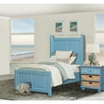 thumbnail image 2 of Sunset Trading Cool Breeze Coastal Wood Twin Bed in Beach Blue, 2 of 5