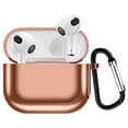 thumbnail image 4 of Funda para auriculares inalámbricos Compatible con 3 2021, funda protectora de TPU galvanizada para auriculares con mosquetón, 4 of 8