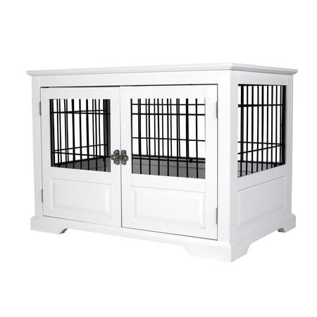 Fairview Triple Door Crate, Large, White