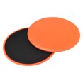 thumbnail image 1 of Unique Bargains Exercise Core Sliders, 175mm Dia. Glider Discs Dual Sided Usage for Full Body Workout, Orange, 2Set, 1 of 5
