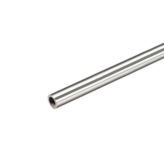 Tubo capilar de acero inoxidable 304 de 4.95 mm de ID, 6.35 mm de OD, 30 cm de largo, 0.7 mm de pared