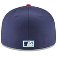 thumbnail image 4 of Men's New Era Navy California Angels Cooperstown Collection Wool 59FIFTY Fitted Hat, 4 of 6