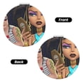 thumbnail image 2 of Pofeuu Monster High for Portable Pocket Makeup Mirror PU Cover Compact Travel Mirror with Normal and Magnifying Double Sided Glass-Round Shape, 2 of 9
