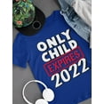 thumbnail image 3 of Funny Only Child Expires 2022 Brother Sister Siblings Youth Kids T-Shirt Small Black, 3 of 6