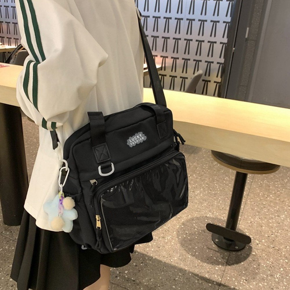 Jiibva Ita Bag Kawaii Backpack Women Crossbody Bag Large Capacity Messenger Bag Japanese JK Uniform Handbags Lolita Shoulder