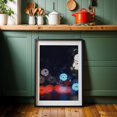 thumbnail image 6 of Rainy Bokeh _ 01 - Athens Greece Photography Abstract Nightlife Modern Art Cityscape Moody Psychedelic Black Framed Wall Art Print 9 x 12 inches, 6 of 9
