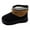 Black, variant on Fuzzy Platform Snow Boots for Women Cold Weather Warm Fleece Lined Fashion Plush Non Slip Winter Ankle Booties Slip-On Mid Calf Short Boots