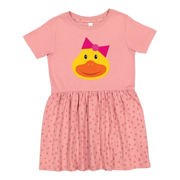 Inktastic Duck Girls Girls Toddler Dress