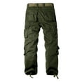 thumbnail image 3 of Omthaka Women's Cotton Cargo Pants with 8 Pocket,Army Green Size 8, 3 of 7