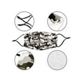 thumbnail image 2 of Cloth Face Mask Reuseable Washable Fabric Cover,2 Pack Grey/Camo Grey, 2 of 4