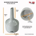 thumbnail image 6 of Buchner Funnel Kit Filter Flask SET 080mm Funnel and 1000ml 1L Vacuum Flask, 6 of 9