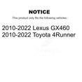 thumbnail image 2 of Transit Auto Rear Disc Brake Caliper Rotors and Semi-Metallic Pads Kit for Car 2010-2022 Toyota 4Runner Lexus GX460 KC8-100371P, 2 of 11